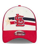 New Era Men's Cream/Red St. Louis Cardinals 2024 Mlb All-Star Game Workout 39THIRTY Flex Hat