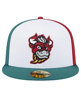 New Era Men's Red Winston-Salem Dash Theme Night Italian Beef 59FIFTY Fitted Hat