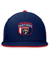 Fanatics Men's Navy Florida Panthers 2024 Nhl Draft Snapback Hat