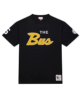 Mitchell & Ness Men's Jerome Bettis Black Pittsburgh Steelers Retired Player Nickname T-Shirt