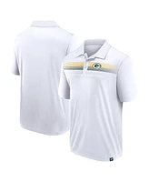 Fanatics Men's White Green Bay Packers Big Tall Sublimated Polo