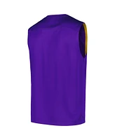 Fanatics Men's Purple Los Angeles Lakers Birdseye Muscle Tank Top