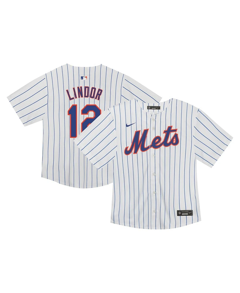 Nike Toddler Francisco Lindor White New York Mets Game Jersey