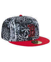 New Era Men's Black Boston Red Sox Sands 59FIFTY Fitted Hat