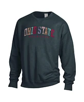 Comfortwash Women's Gray Ohio State Buckeyes Oversized Pullover Sweatshirt