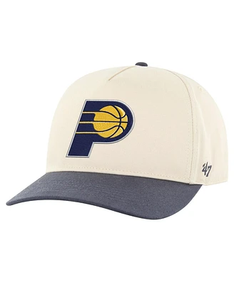 '47 Brand Men's Cream/Navy Indiana Pacers Roscoe Hitch Adjustable Hat