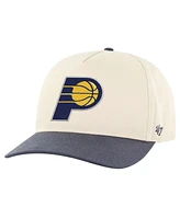 '47 Brand Men's Cream/Navy Indiana Pacers Roscoe Hitch Adjustable Hat