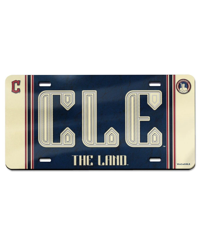 Wincraft Cleveland Guardians 2024 City Connect Laser Cut Acrylic License Plate