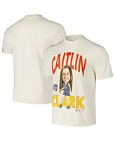 Playa Society Men's and Women's Caitlin Clark Cream Indiana Fever Draft T-Shirt