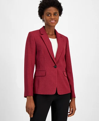 Tahari Asl Women's Single-Button Notched-Lapel Blazer