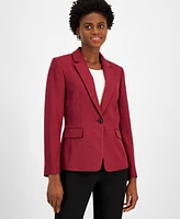 Tahari Asl Women's Single-Button Notched-Lapel Blazer