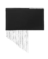 Nina Crystal Chain Slim Envelope Clutch