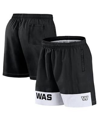 Fanatics Men's Black Washington Commanders Elements Shorts