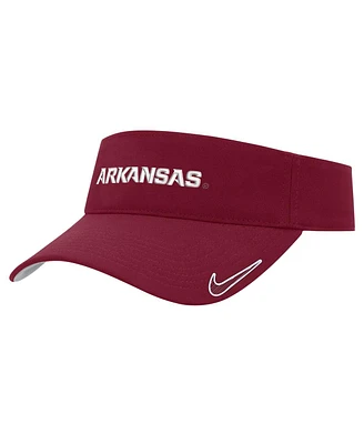 Nike Men's Cardinal Arkansas Razorbacks 2024 Sideline Ace Performance Adjustable Visor