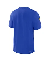 Nike Men's Royal Los Angeles Rams Sideline Player Performance T-Shirt