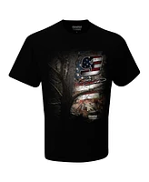 Hendrick Motorsports Team Collection Men's Black Chase Elliott Camo Patriotic T-Shirt