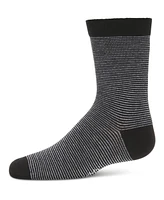 MeMoi Boys Horizontal Stripe Crew Socks