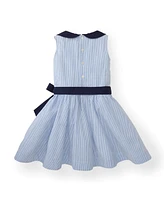 Hope & Henry Little Girls Seersucker Peter Pan Collar Dress