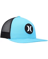 Hurley Men's Aqua Circle Trucker Snapback Hat