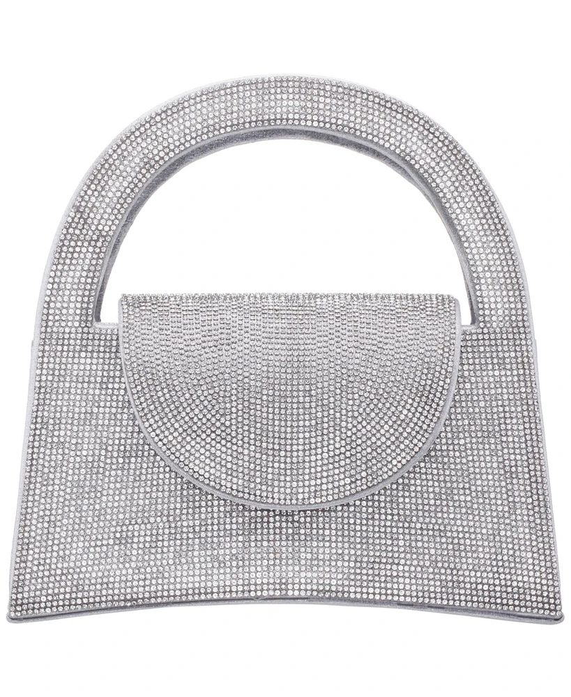 Nina All Over Crystal Satchel Bag