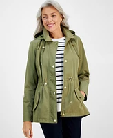 Style & Co Women's Hooded Anorak, Pp-4X