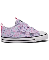 Converse Toddler Girls Chuck Taylor All Star Happy Hearts Stay-Put Closure Low Top Casual Sneakers from Finish Line