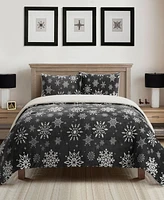 Stratford Park Flakes Sherpa 3-Pc. Comforter Set