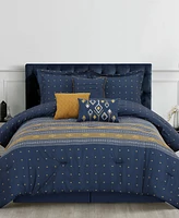 Stratford Park Minerva Geometric 7-Pc. Comforter Set