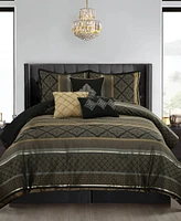 Stratford Park Tefia Jacquard Damask 7-Pc. Comforter Set