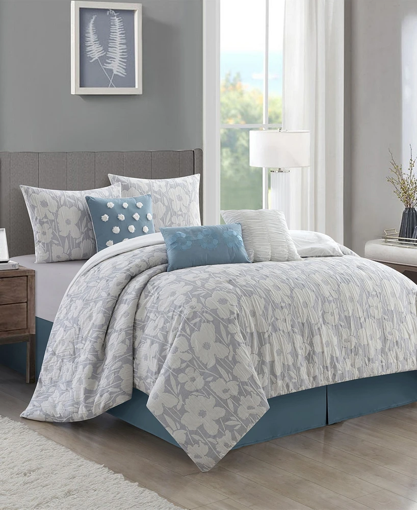 Stratford Park Belavia Floral 7-Pc. Comforter Set