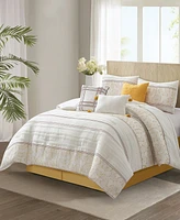 Stratford Park Ferdinico Stripe 7-Pc. Comforter Set