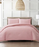 Stratford Park Felicia Stripes 3-Pc. Comforter Set, Queen