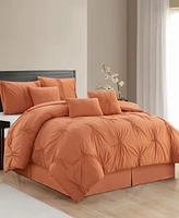 Stratford Park Nargiz Pintuck 7-Pc. Comforter Set