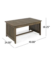 Acacia Wood Coffee Table: Outdoor Marvel For Decks And Patios