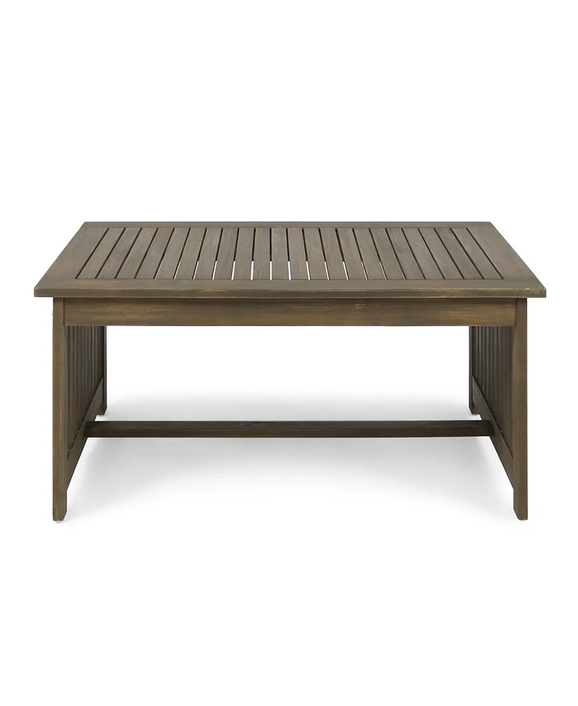 Simplie Fun Acacia Wood Coffee Table: Outdoor Marvel For Decks And Patios