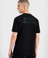 A|X Armani Exchange Men's Short Sleeve Double Sided Logo T-Shirt, Created for Macy's