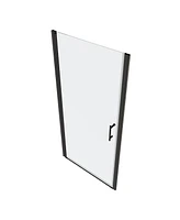 Streamdale Furniture 1 3/8" Adjustable Universal Pivot Shower Door, 1/4" Tempered Glass