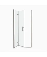 Streamdale Furniture 1-3/8" Adjustable Universal Pivot Shower Door with 1/4" Tempered Glass