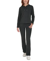 Calvin Klein Performance Women's Waffle-Knit Pullover Hoodie