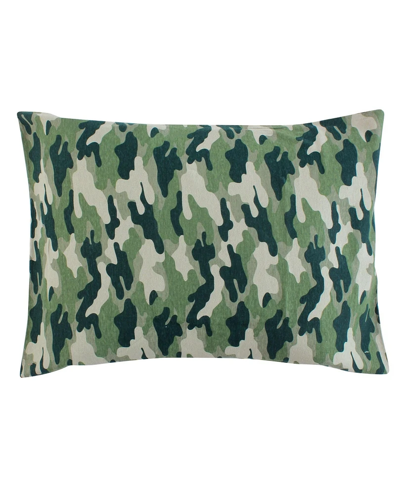 Hudson Baby Cotton Toddler Pillow Case, Camo, One Size