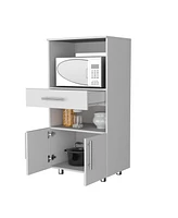 Fm Furniture Corsica Pantry Cabinet Microwave Stand