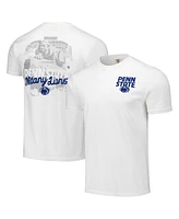 Image One Men's and Women's White Penn State Nittany Lions Hyper Local Gameday Statue T-Shirt