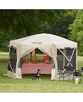 Clam Quick-Set Pavilion 12.5 x 12.5 Foot Portable Outdoor Canopy Shelter