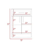 Fm Furniture Oxford Pantry Cabinet