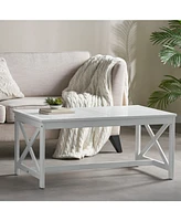 Simplie Fun Acacia Wood Outdoor Coffee Table For Patio
