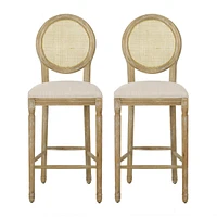 Country Chic Barstools (Set Of 2): Style And Comfort For Your Home