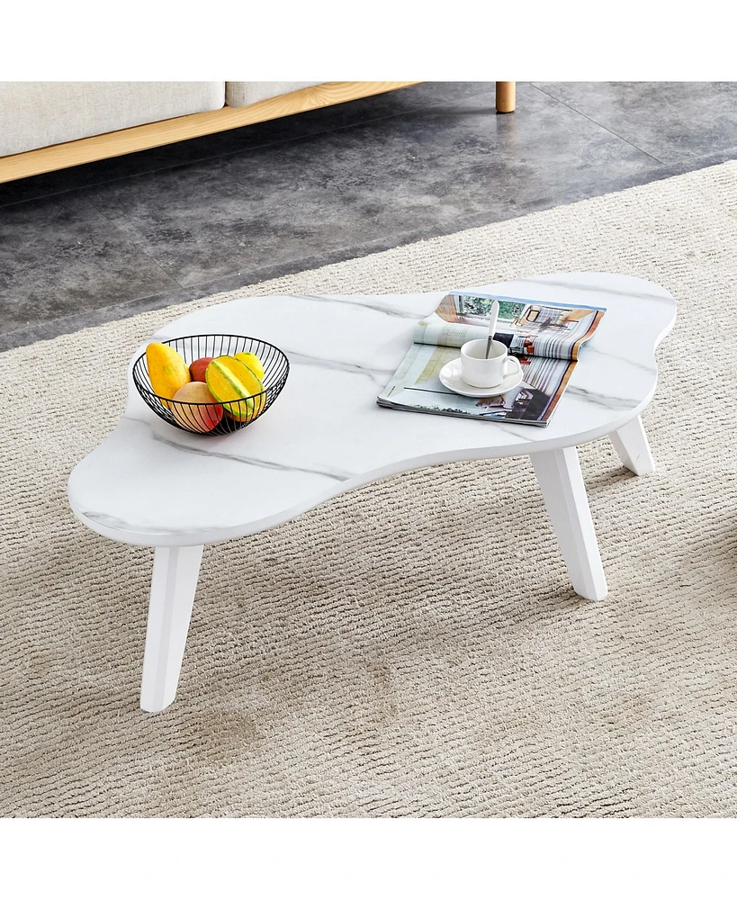 Simplie Fun Cloud-Shaped Modern Coffee Table