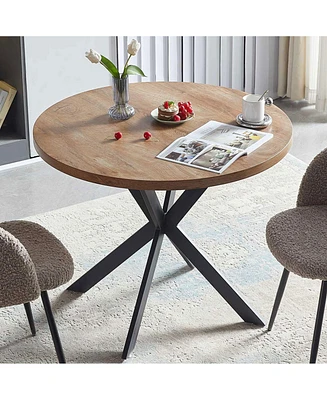 Streamdale Furniture 38" Minimalist Round Dining Table