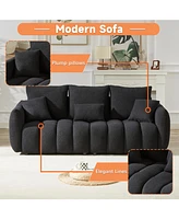 Simplie Fun Teddy Sofa Set: 1-Seater, 3-Seater, 3-Seater