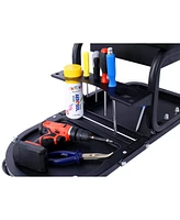 Simplie Fun Ultimate Rolling Detailing Cart: Compact, Versatile, and Comfortable